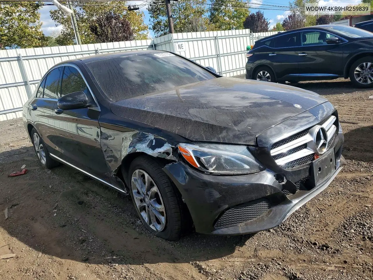 2017 MERCEDES C-KLASSE VIN WDDWF4KB9HR259839 — фото 4