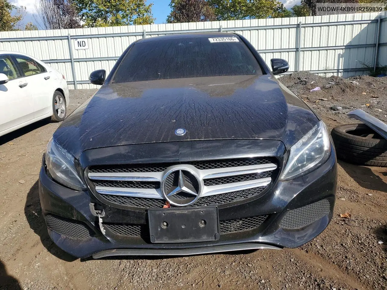 2017 MERCEDES C-KLASSE VIN WDDWF4KB9HR259839 — фото 5