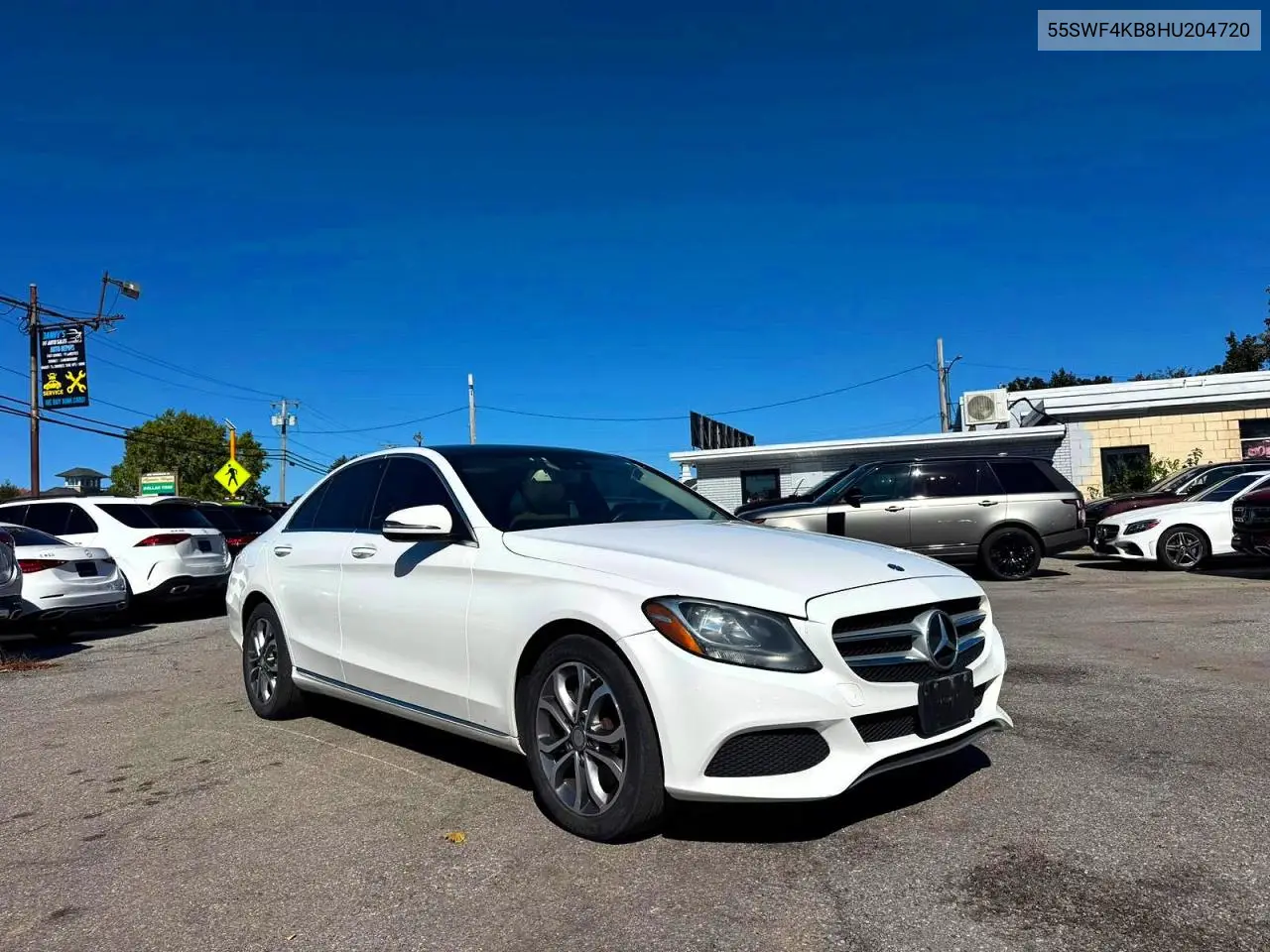 MERCEDES C-KLASSE 2017, VIN 55SWF4KB8HU204720