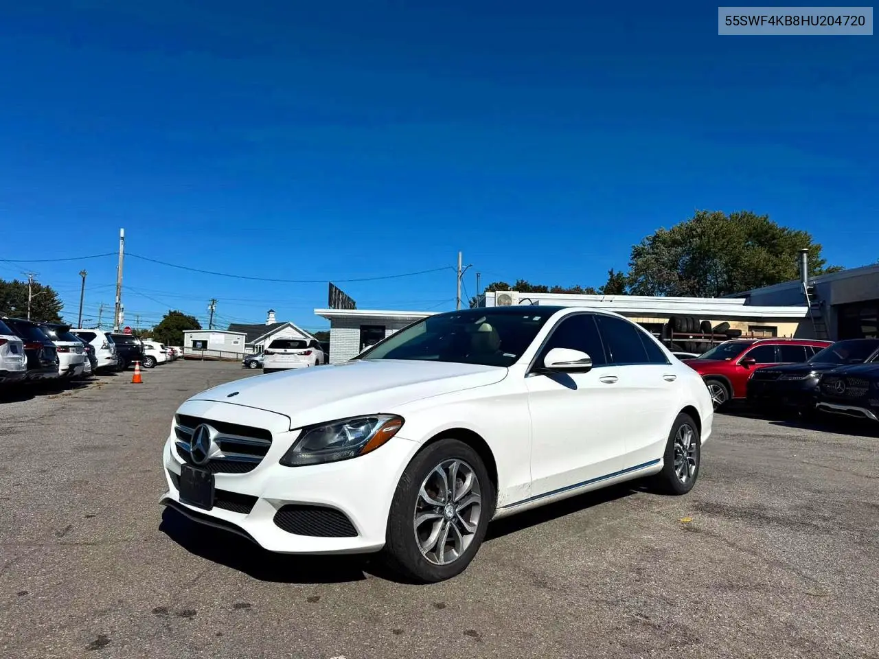 2017 MERCEDES C-KLASSE VIN 55SWF4KB8HU204720 — фото 2