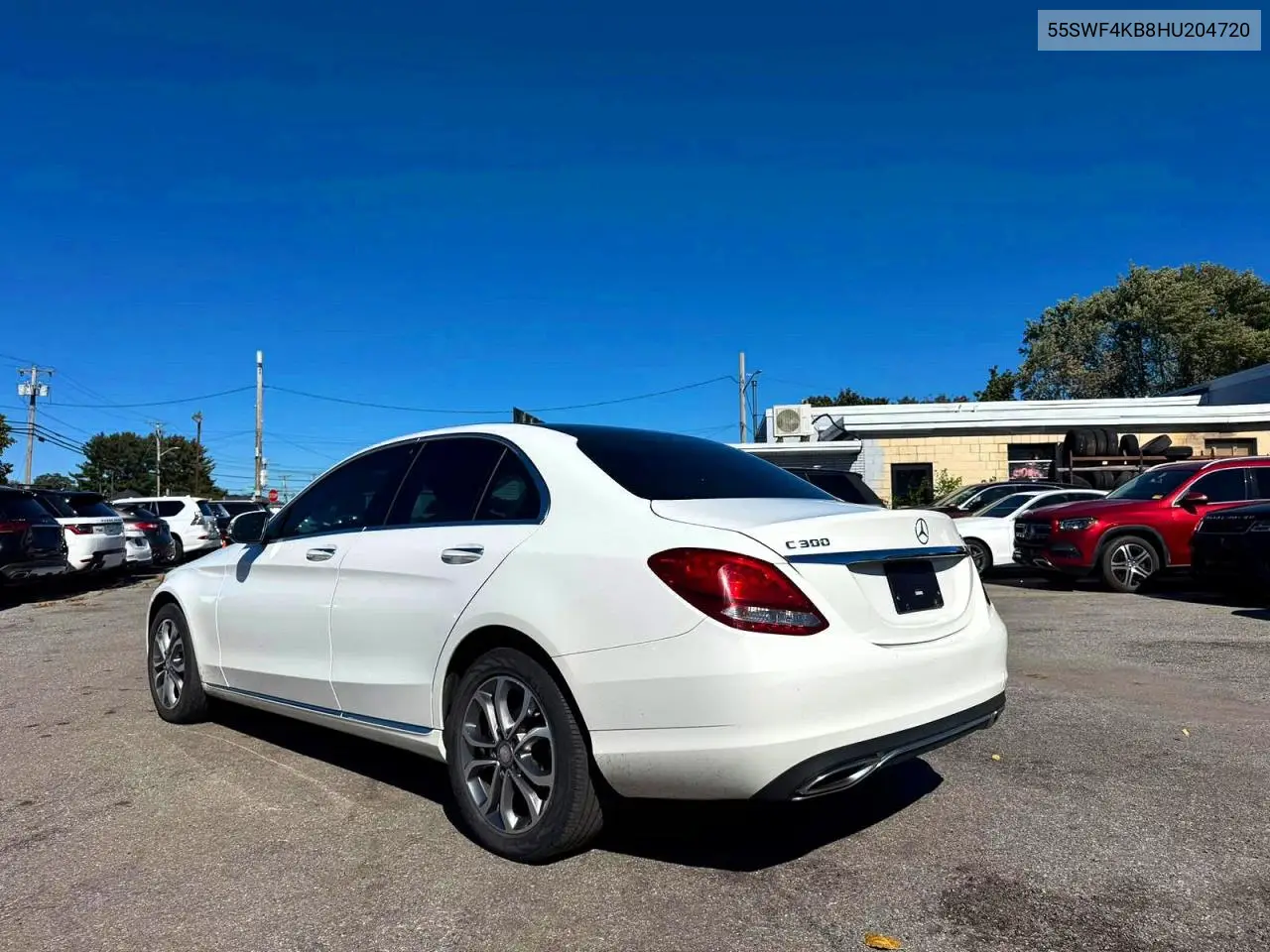 2017 MERCEDES C-KLASSE VIN 55SWF4KB8HU204720 — фото 3