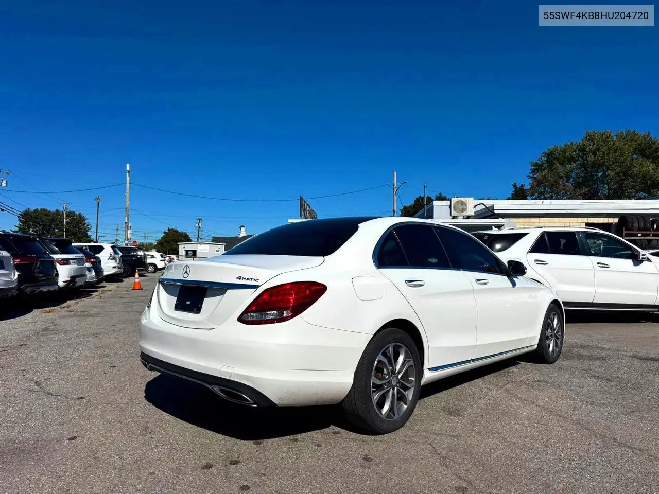 2017 MERCEDES C-KLASSE VIN 55SWF4KB8HU204720 — фото 4