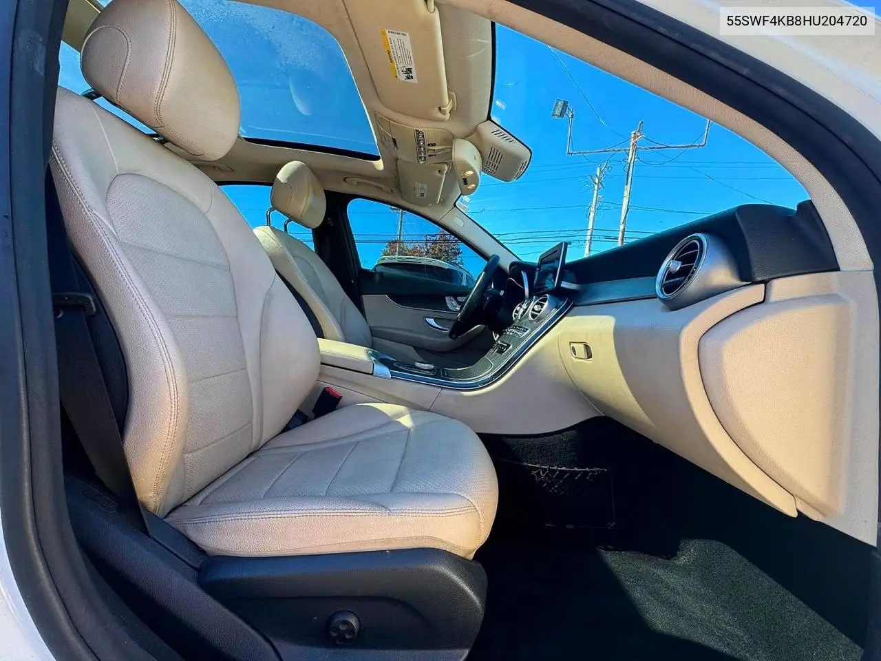 2017 MERCEDES C-KLASSE VIN 55SWF4KB8HU204720 — фото 5