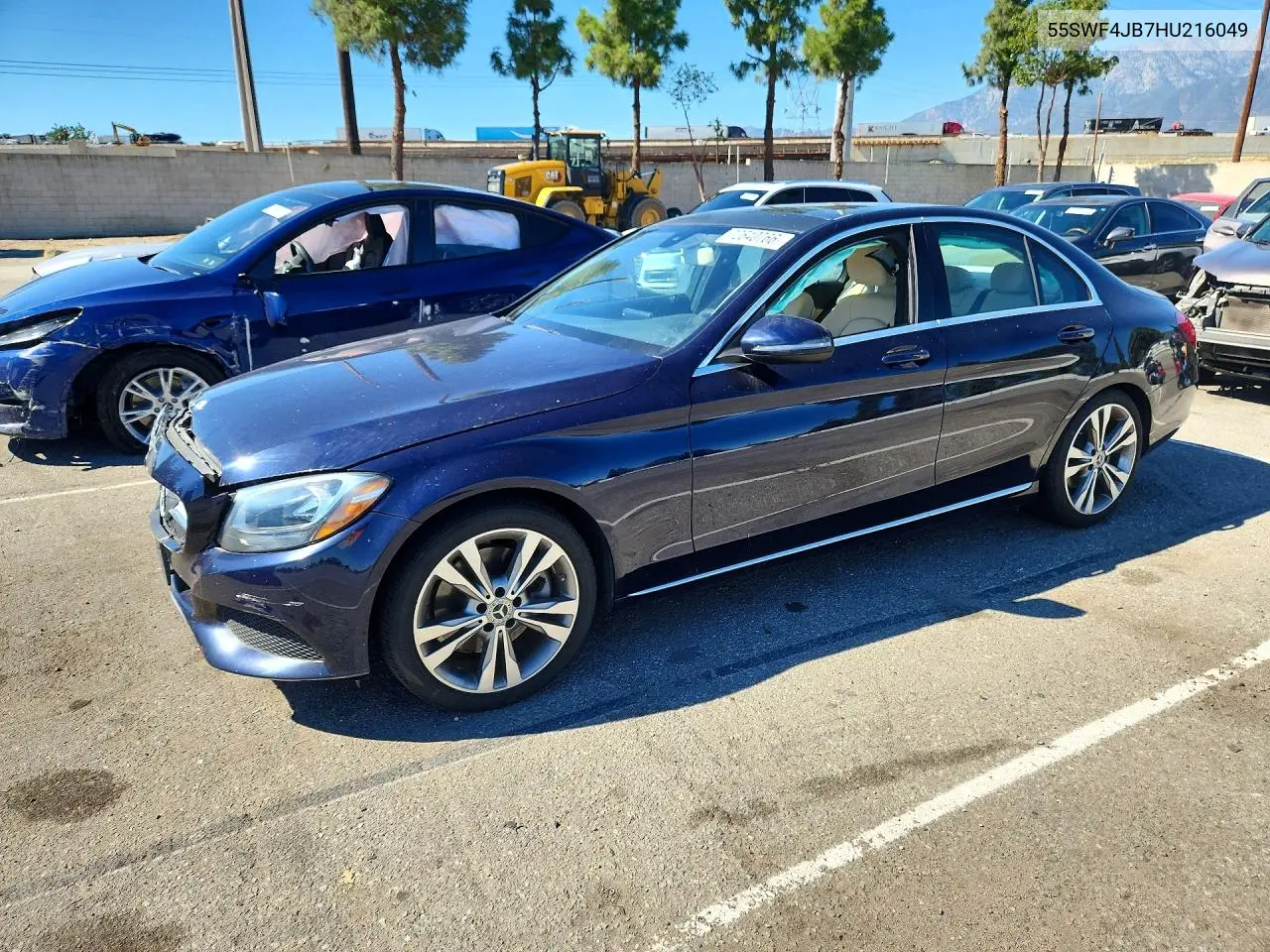 MERCEDES C-KLASSE 2017, VIN 55SWF4JB7HU216049