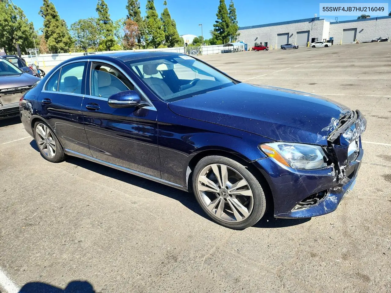 2017 MERCEDES C-KLASSE VIN 55SWF4JB7HU216049 — фото 4
