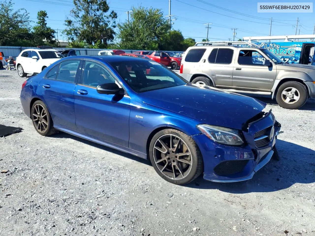 2017 MERCEDES C-KLASSE VIN 55SWF6EB8HU207429 — фото 4