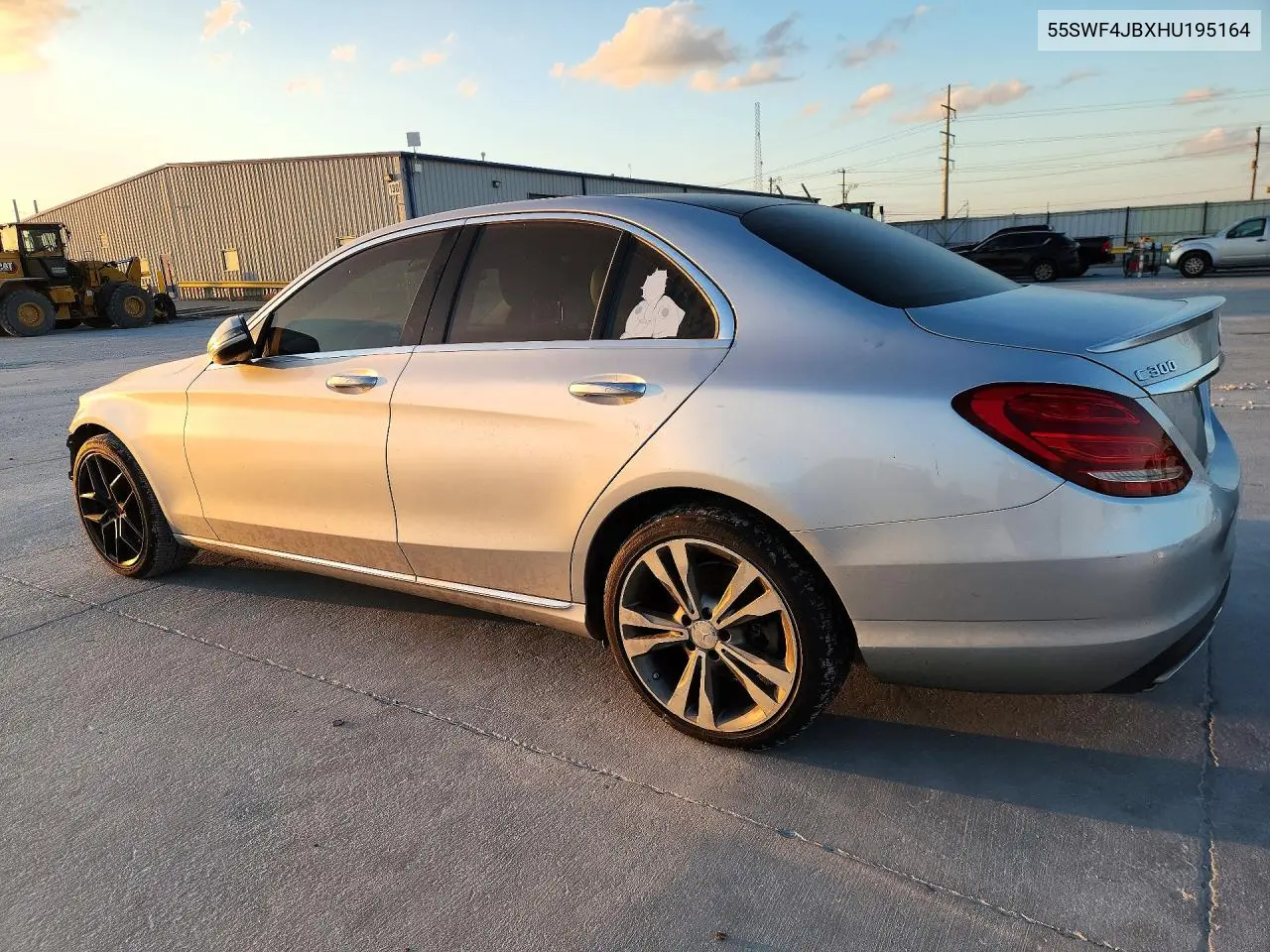 2017 MERCEDES C-KLASSE VIN 55SWF4JBXHU195164 — фото 2
