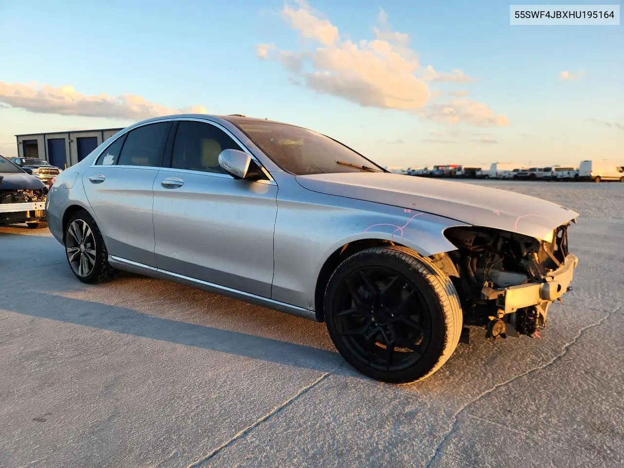 2017 MERCEDES C-KLASSE VIN 55SWF4JBXHU195164 — фото 4
