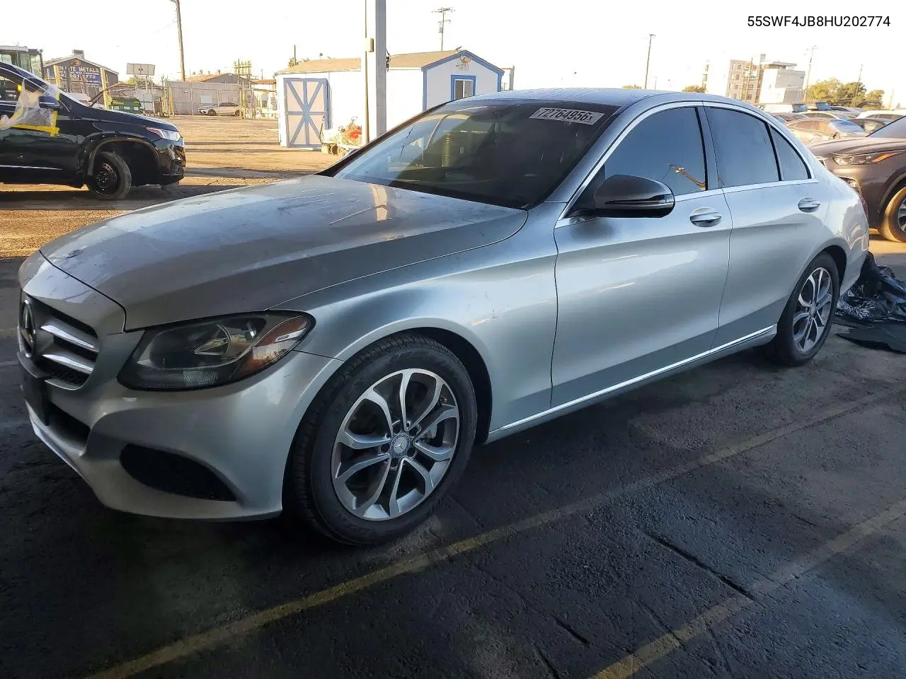 MERCEDES C-KLASSE 2017, VIN 55SWF4JB8HU202774