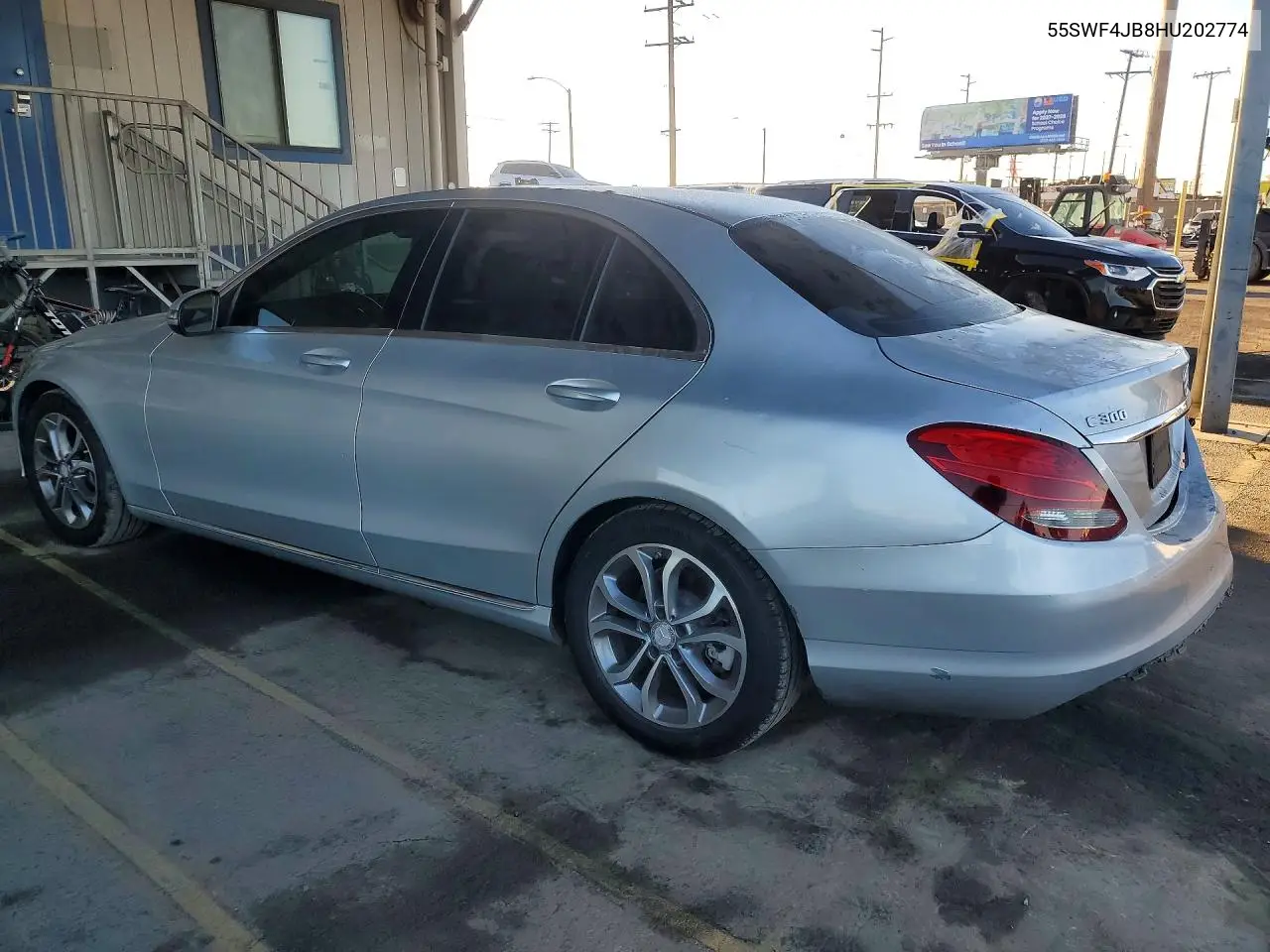 2017 MERCEDES C-KLASSE VIN 55SWF4JB8HU202774 — фото 2