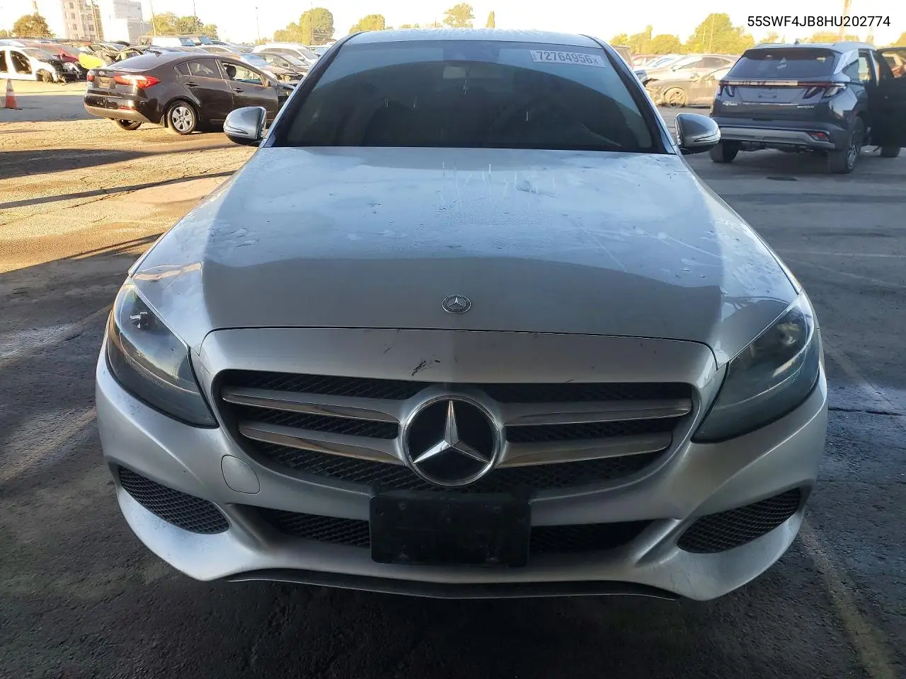 2017 MERCEDES C-KLASSE VIN 55SWF4JB8HU202774 — фото 5