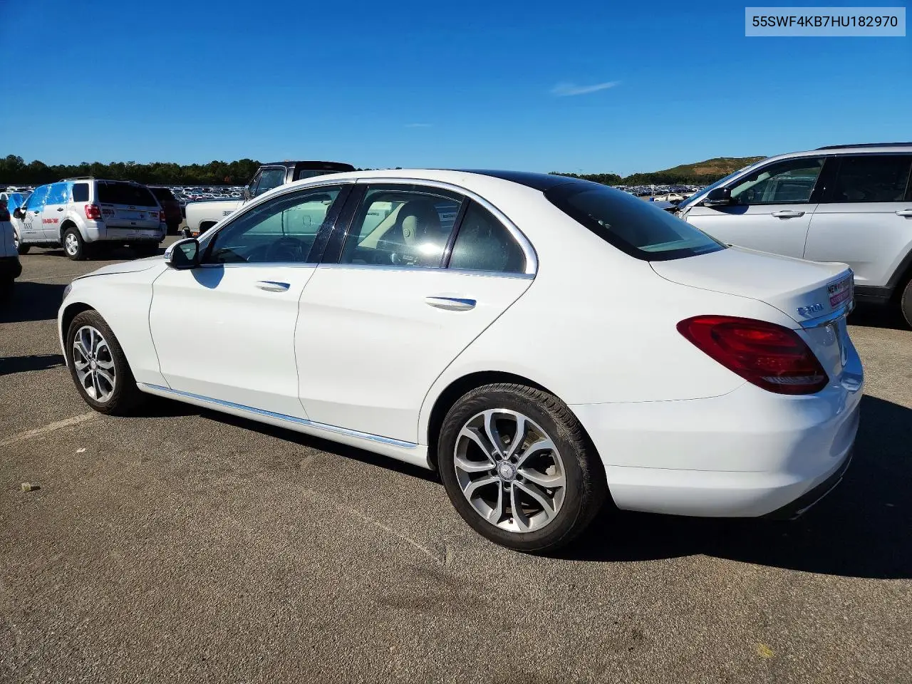 2017 MERCEDES C-KLASSE VIN 55SWF4KB7HU182970 — фото 2