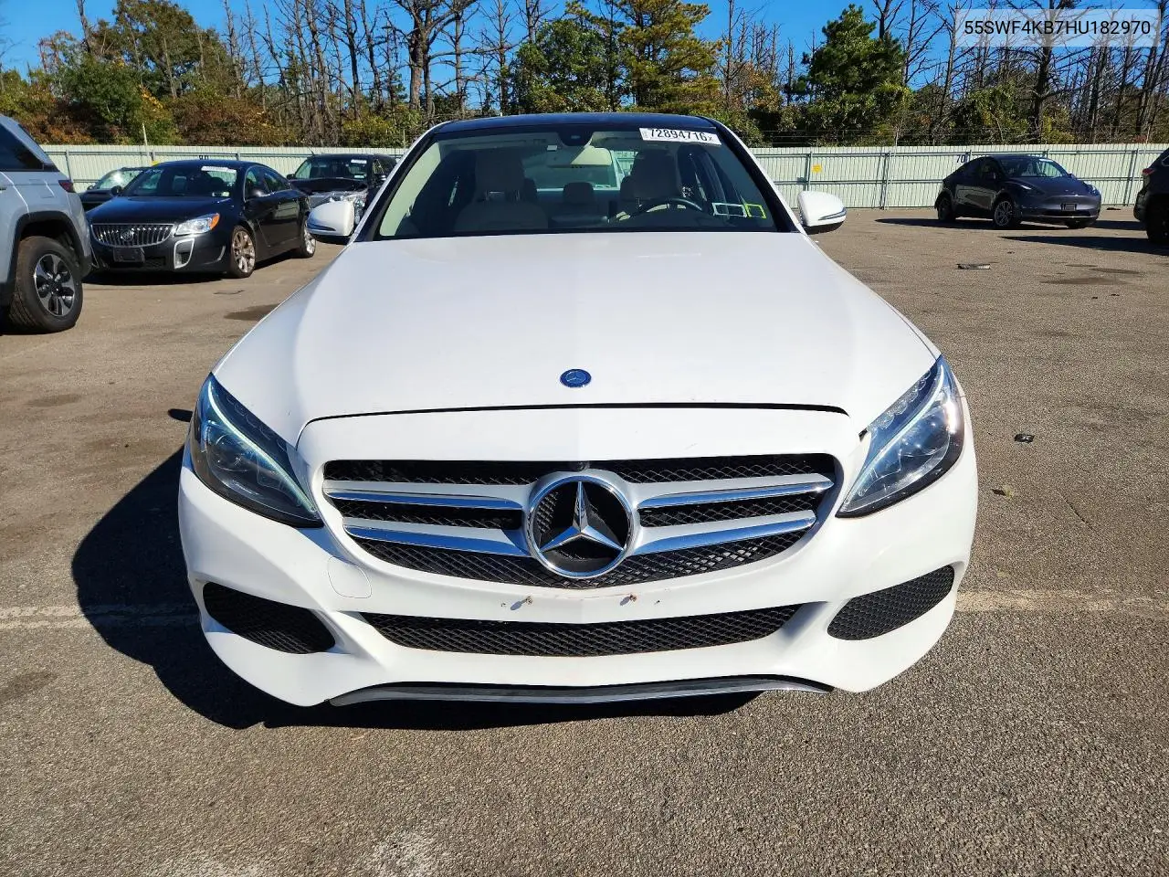 2017 MERCEDES C-KLASSE VIN 55SWF4KB7HU182970 — фото 5