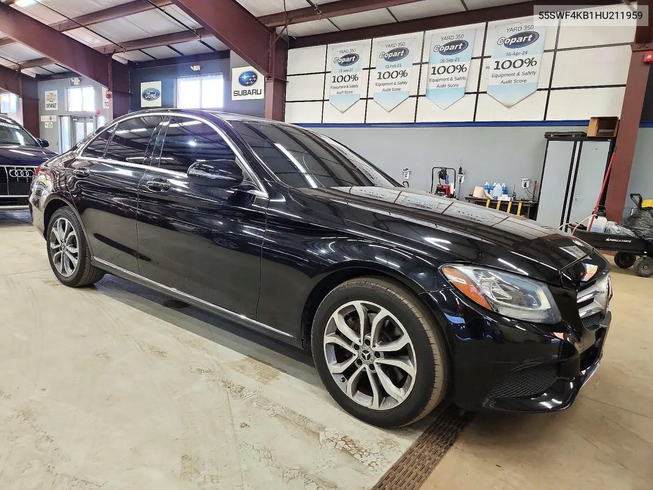 2017 MERCEDES C-KLASSE VIN 55SWF4KB1HU211959 — фото 4