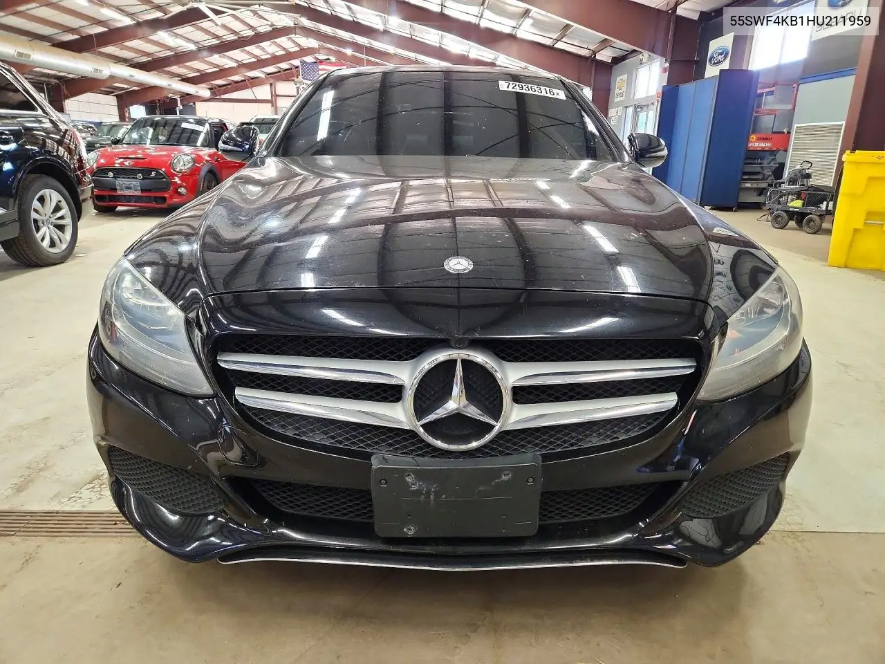 2017 MERCEDES C-KLASSE VIN 55SWF4KB1HU211959 — фото 5