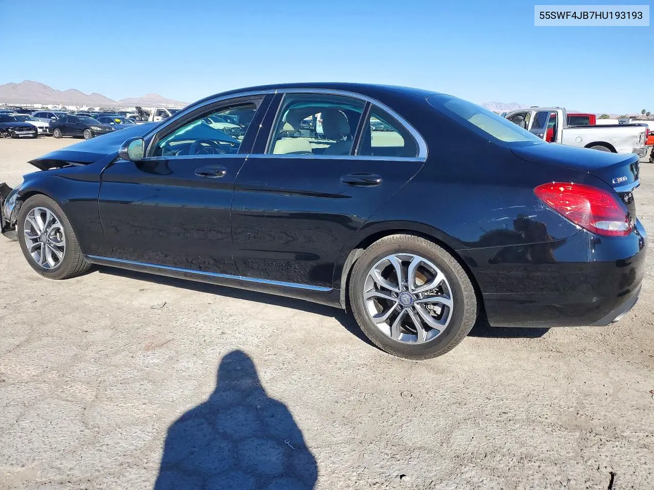 2017 MERCEDES C-KLASSE VIN 55SWF4JB7HU193193 — фото 2