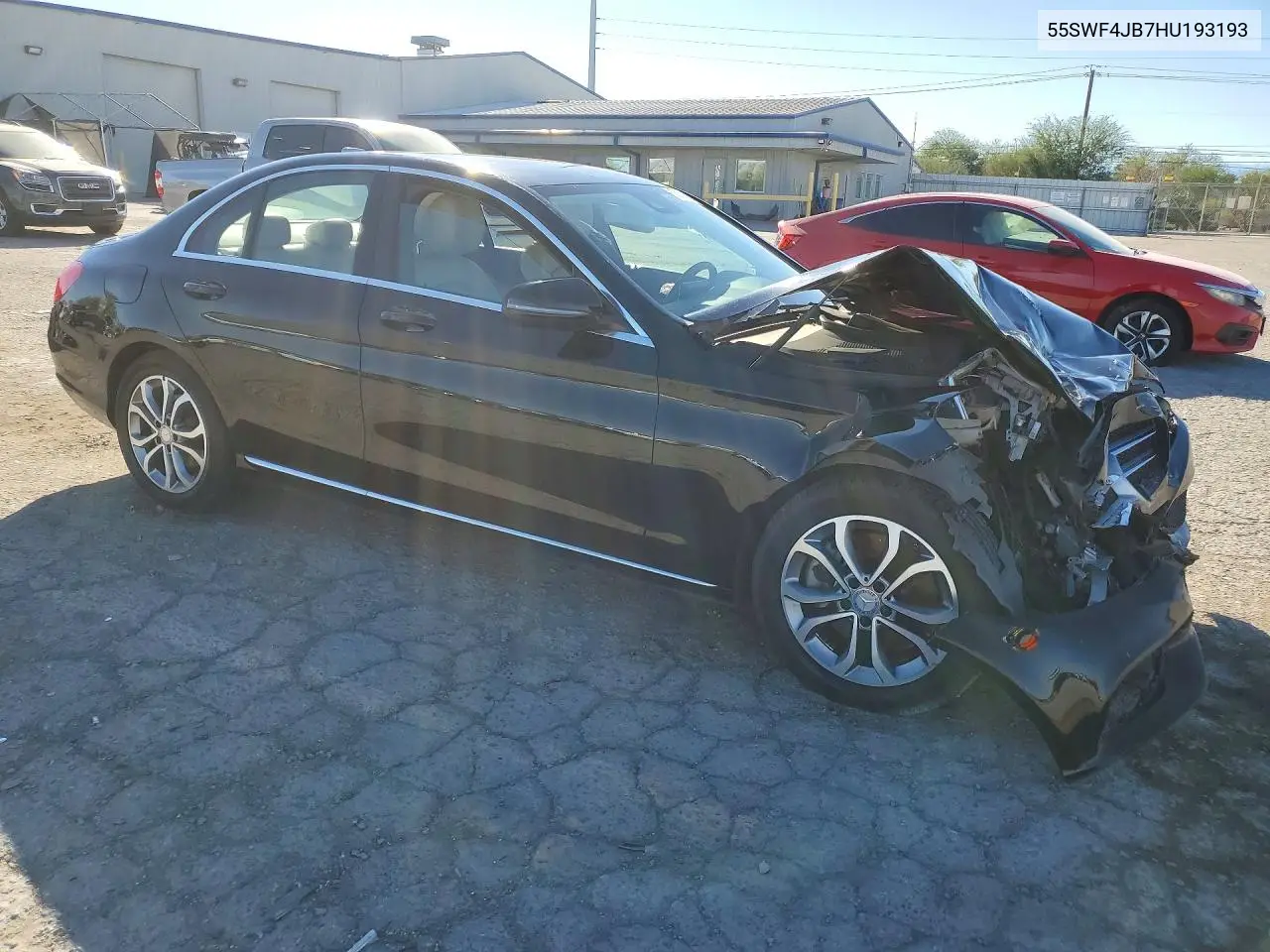 2017 MERCEDES C-KLASSE VIN 55SWF4JB7HU193193 — фото 4