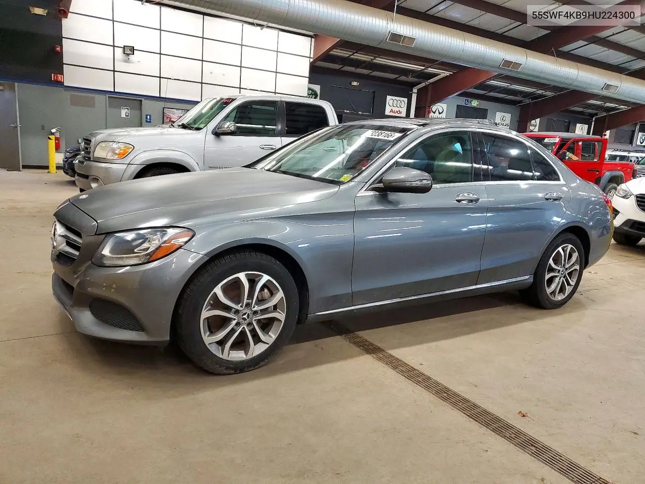 MERCEDES C-KLASSE 2017, VIN 55SWF4KB9HU224300