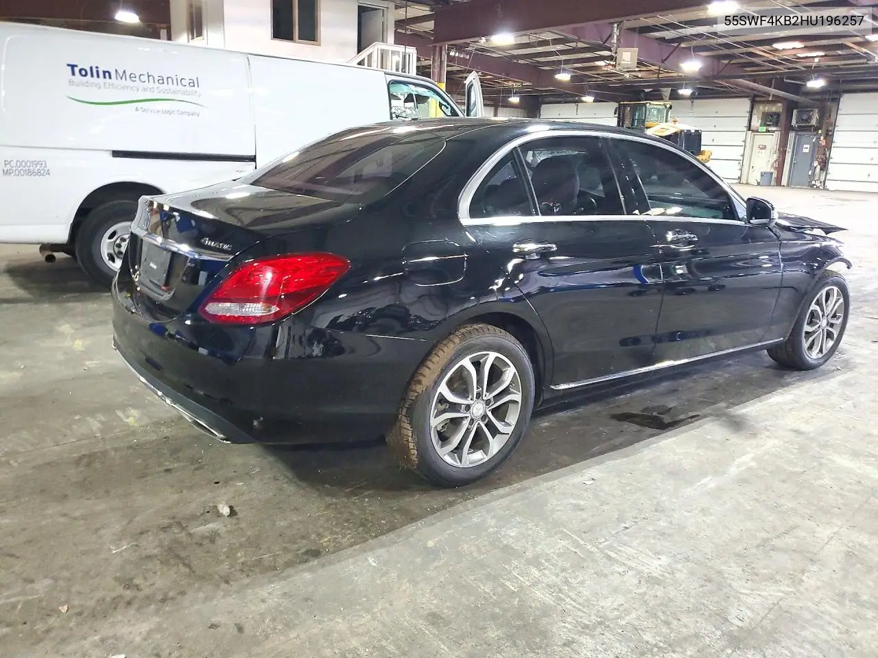 2017 MERCEDES C-KLASSE VIN 55SWF4KB2HU196257 — фото 3