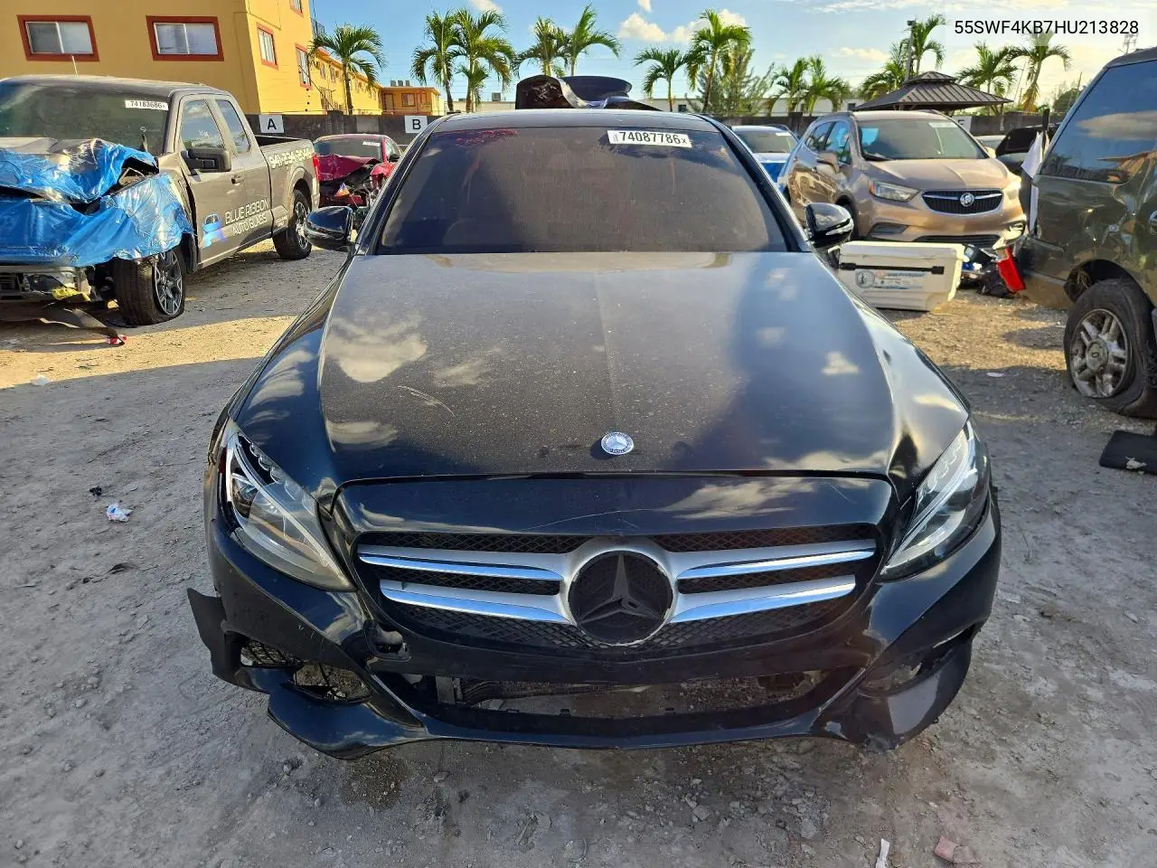 2017 MERCEDES C-KLASSE VIN 55SWF4KB7HU213828 — фото 5