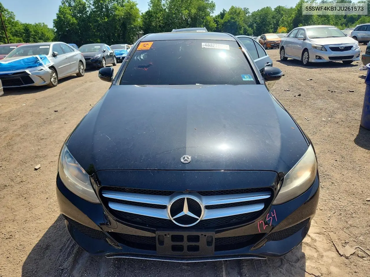 2018 MERCEDES C-KLASSE VIN 55SWF4KB1JU261573 — фото 5