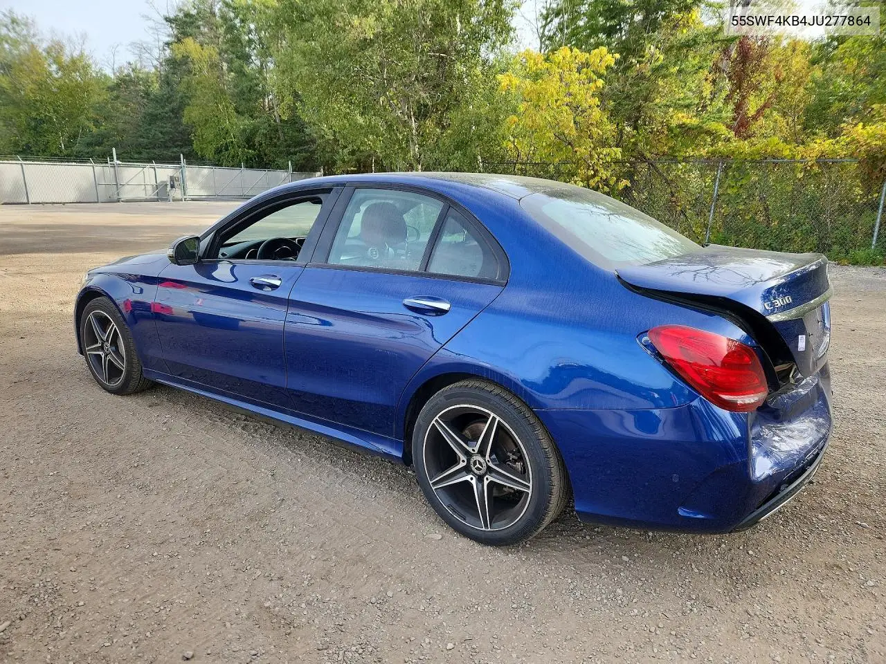 2018 MERCEDES C-KLASSE VIN 55SWF4KB4JU277864 — фото 2