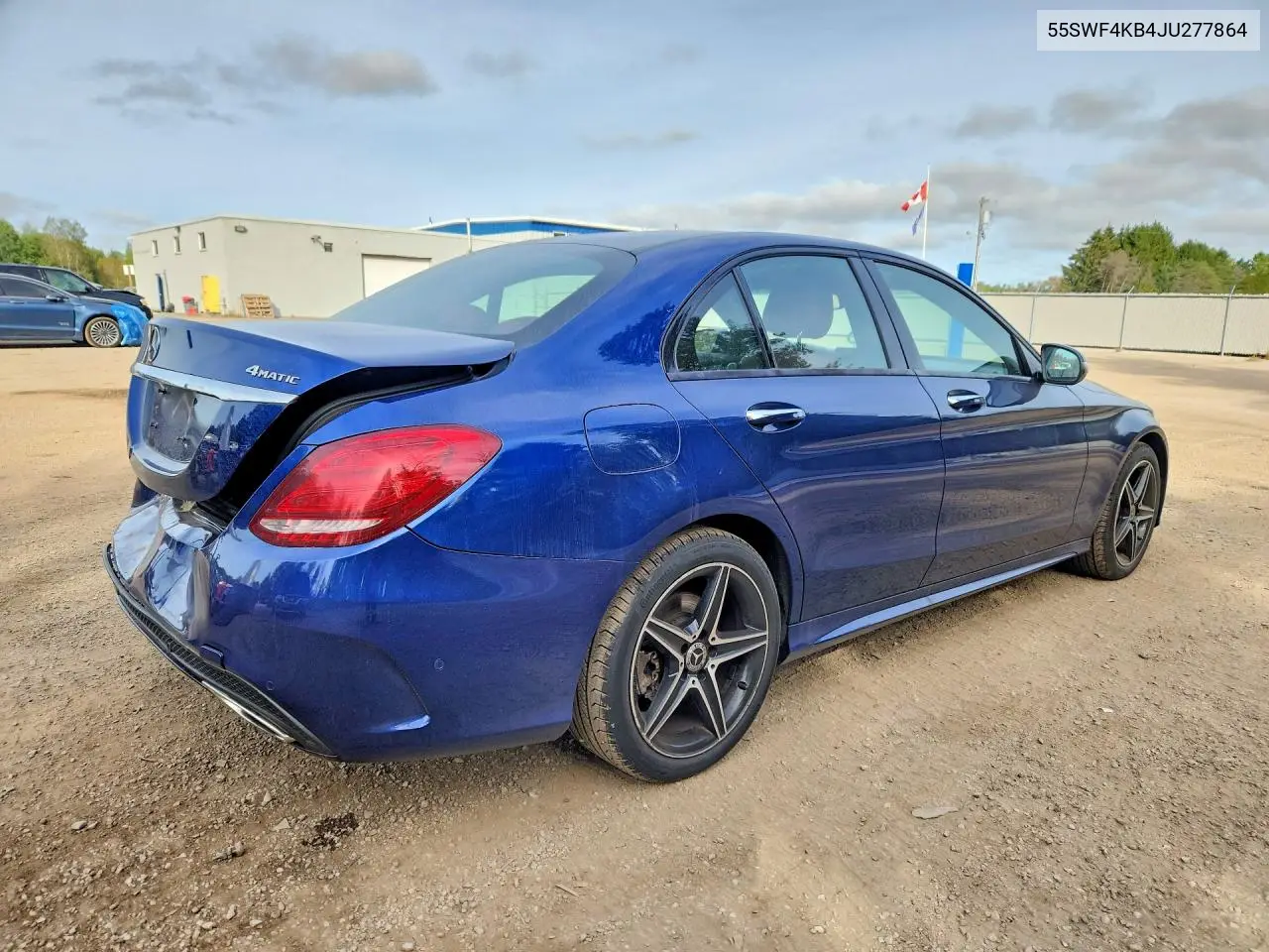 2018 MERCEDES C-KLASSE VIN 55SWF4KB4JU277864 — фото 3