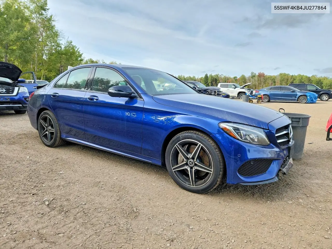 2018 MERCEDES C-KLASSE VIN 55SWF4KB4JU277864 — фото 4