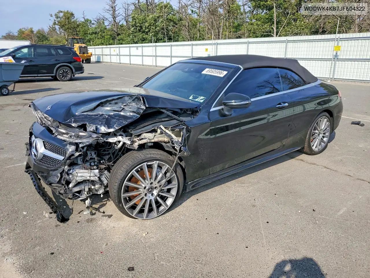 MERCEDES C-KLASSE 2018, VIN WDDWK4KB7JF604322