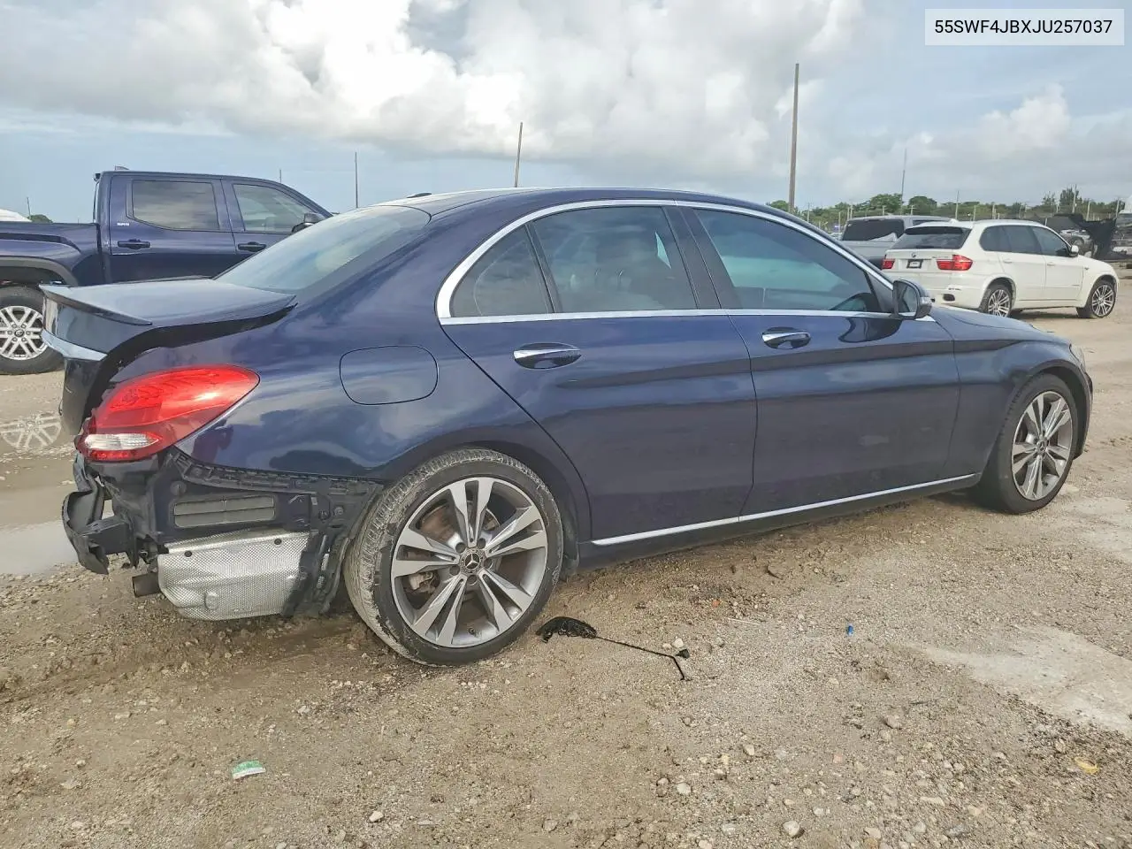 2018 MERCEDES C-KLASSE VIN 55SWF4JBXJU257037 — фото 3