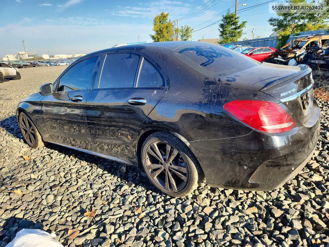 2018 MERCEDES C-KLASSE VIN 55SWF6EB2JU262402 — фото 2