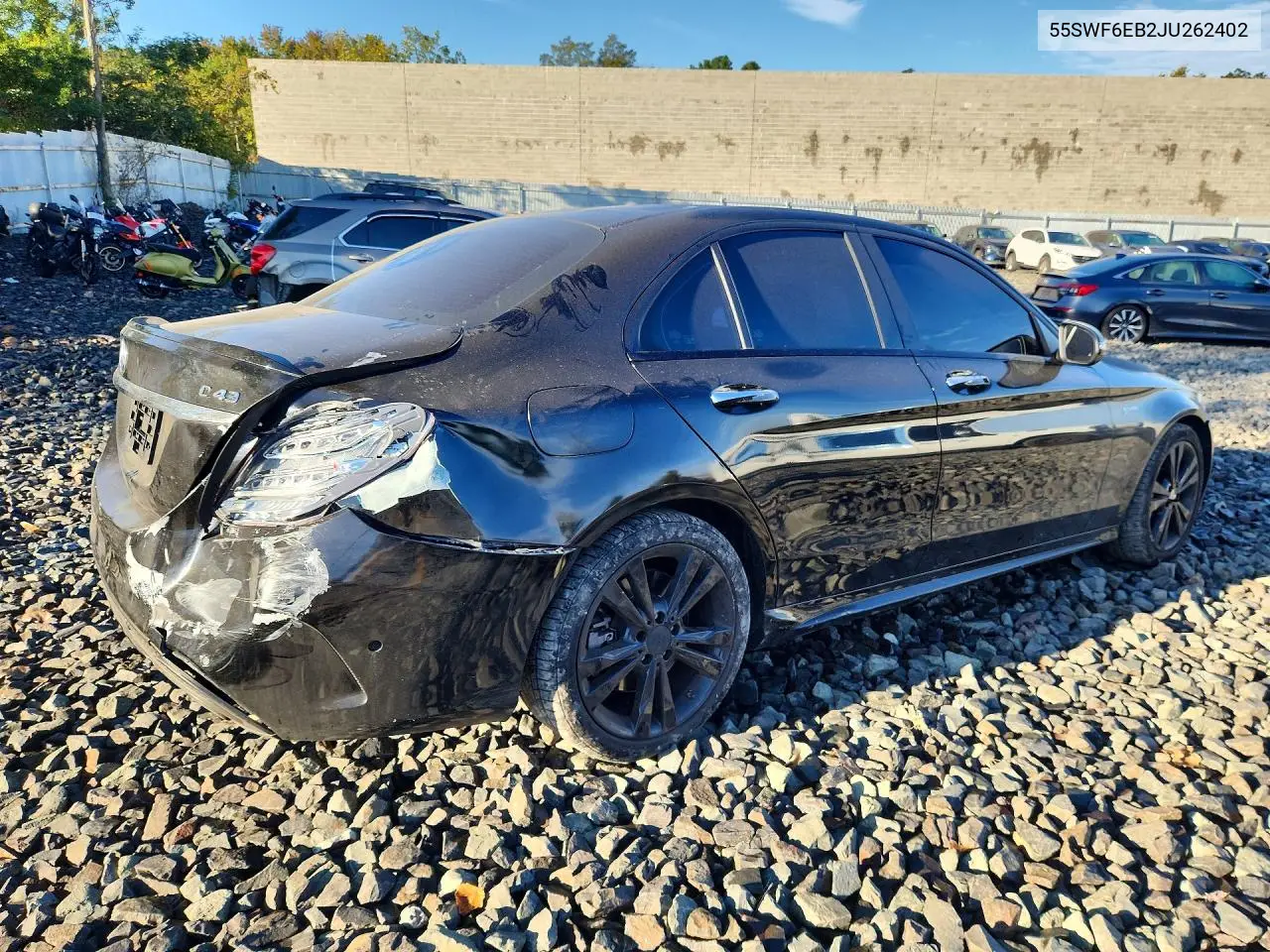 2018 MERCEDES C-KLASSE VIN 55SWF6EB2JU262402 — фото 3