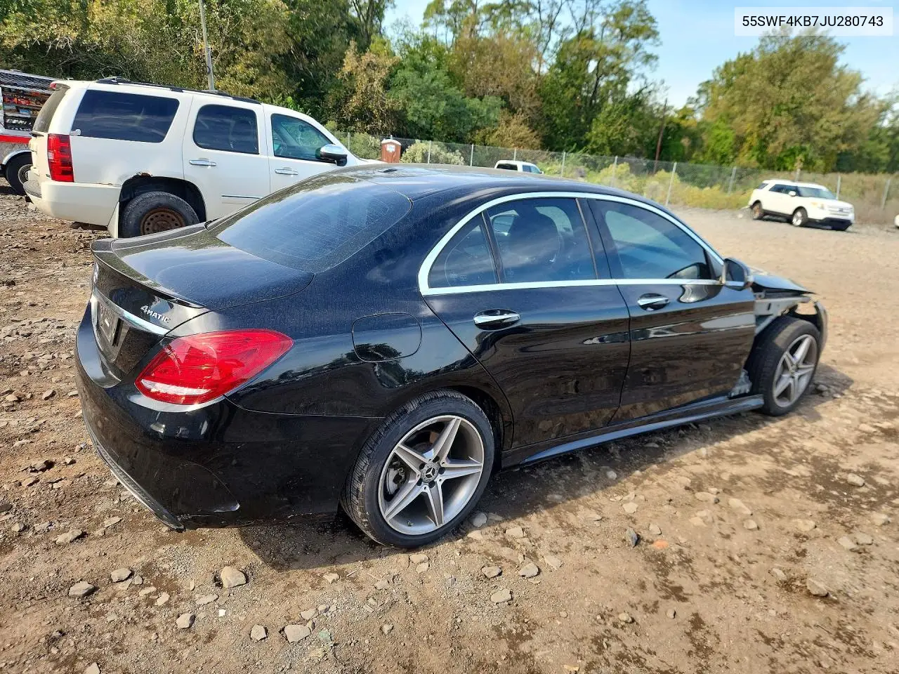 2018 MERCEDES C-KLASSE VIN 55SWF4KB7JU280743 — фото 3
