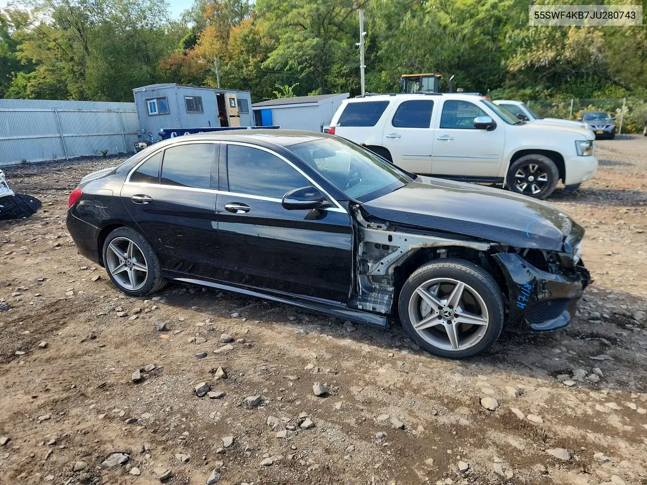 2018 MERCEDES C-KLASSE VIN 55SWF4KB7JU280743 — фото 4