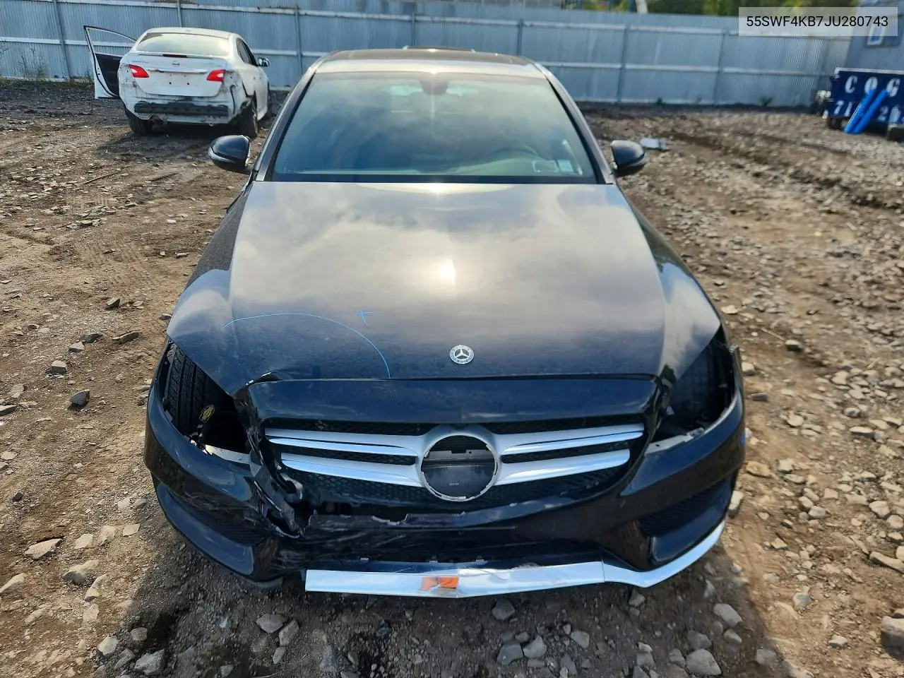 2018 MERCEDES C-KLASSE VIN 55SWF4KB7JU280743 — фото 5