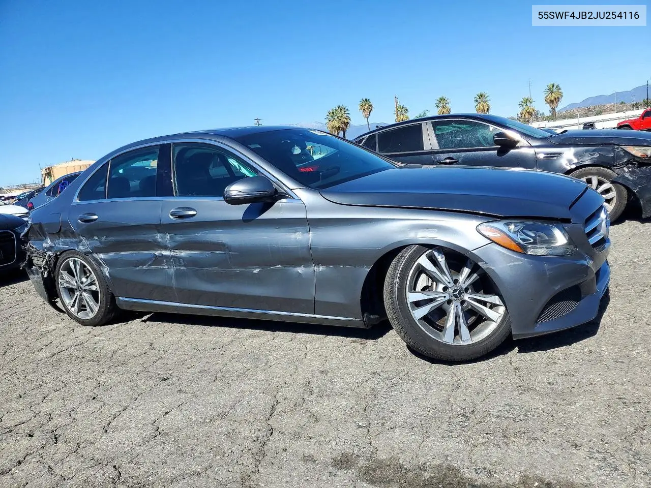 2018 MERCEDES C-KLASSE VIN 55SWF4JB2JU254116 — фото 4