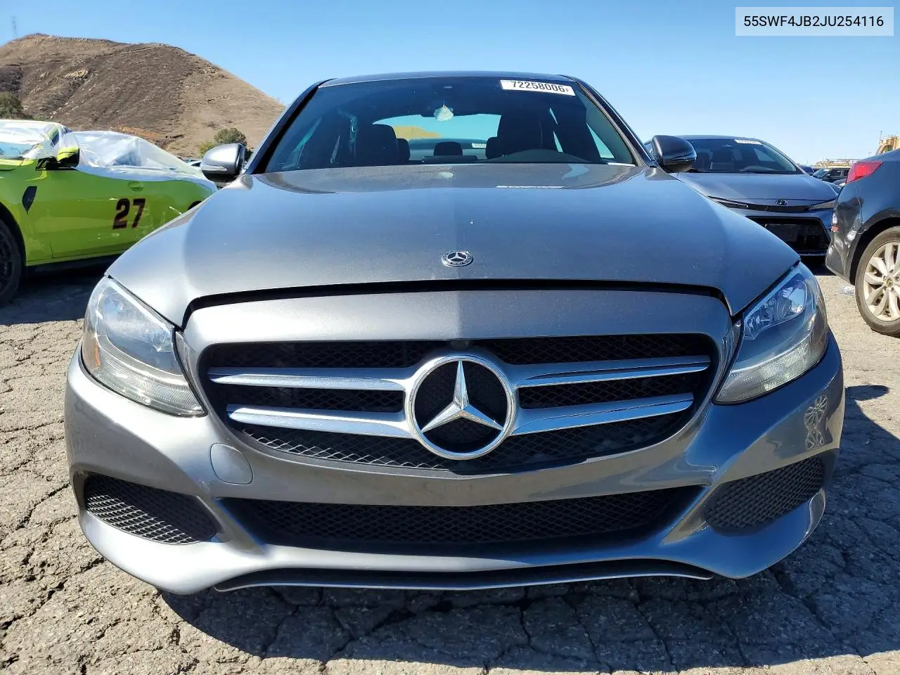 2018 MERCEDES C-KLASSE VIN 55SWF4JB2JU254116 — фото 5