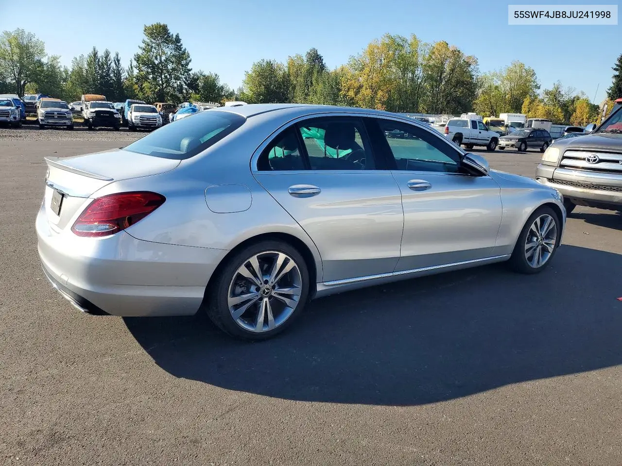 2018 MERCEDES C-KLASSE VIN 55SWF4JB8JU241998 — фото 3