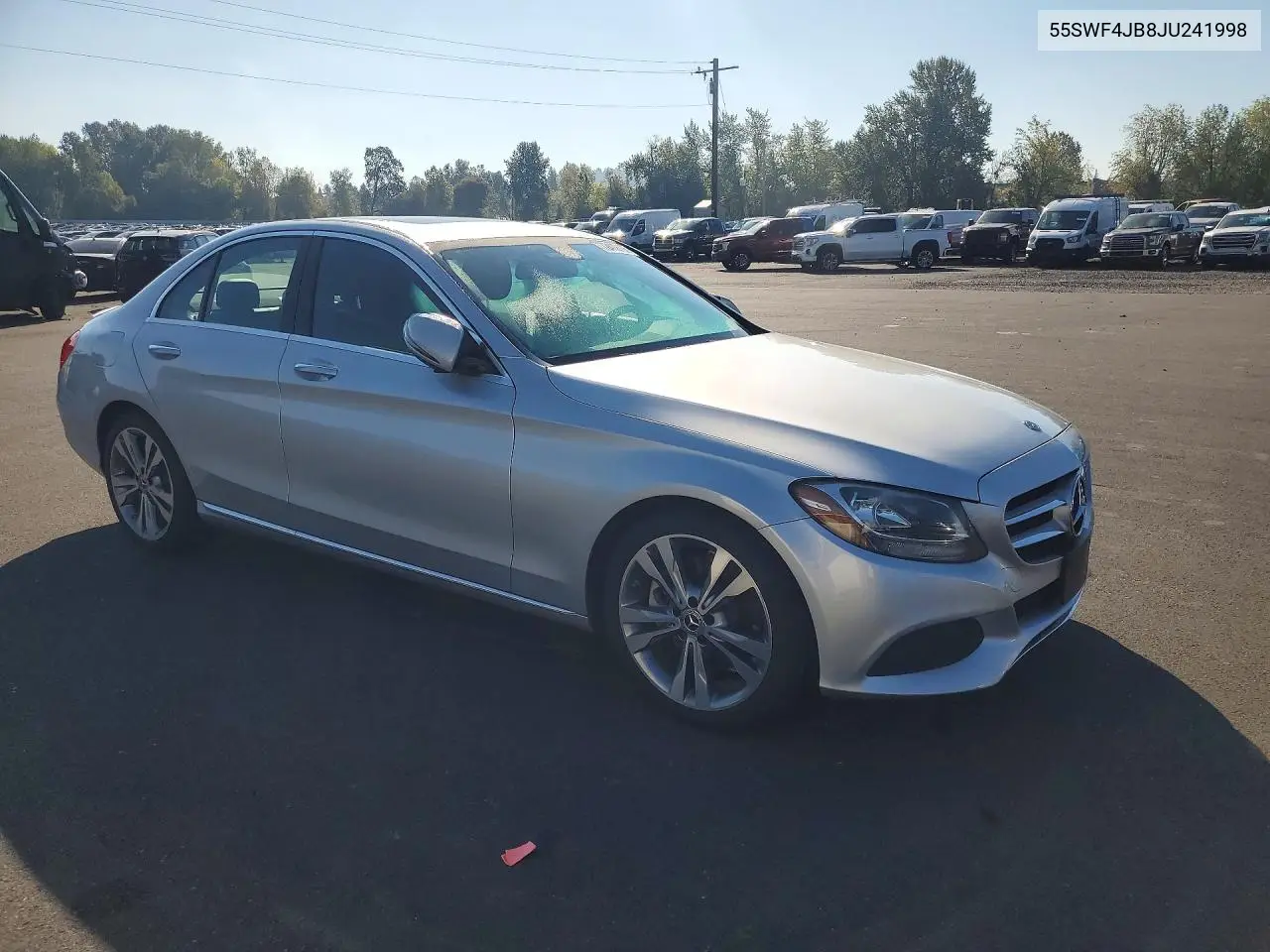 2018 MERCEDES C-KLASSE VIN 55SWF4JB8JU241998 — фото 4