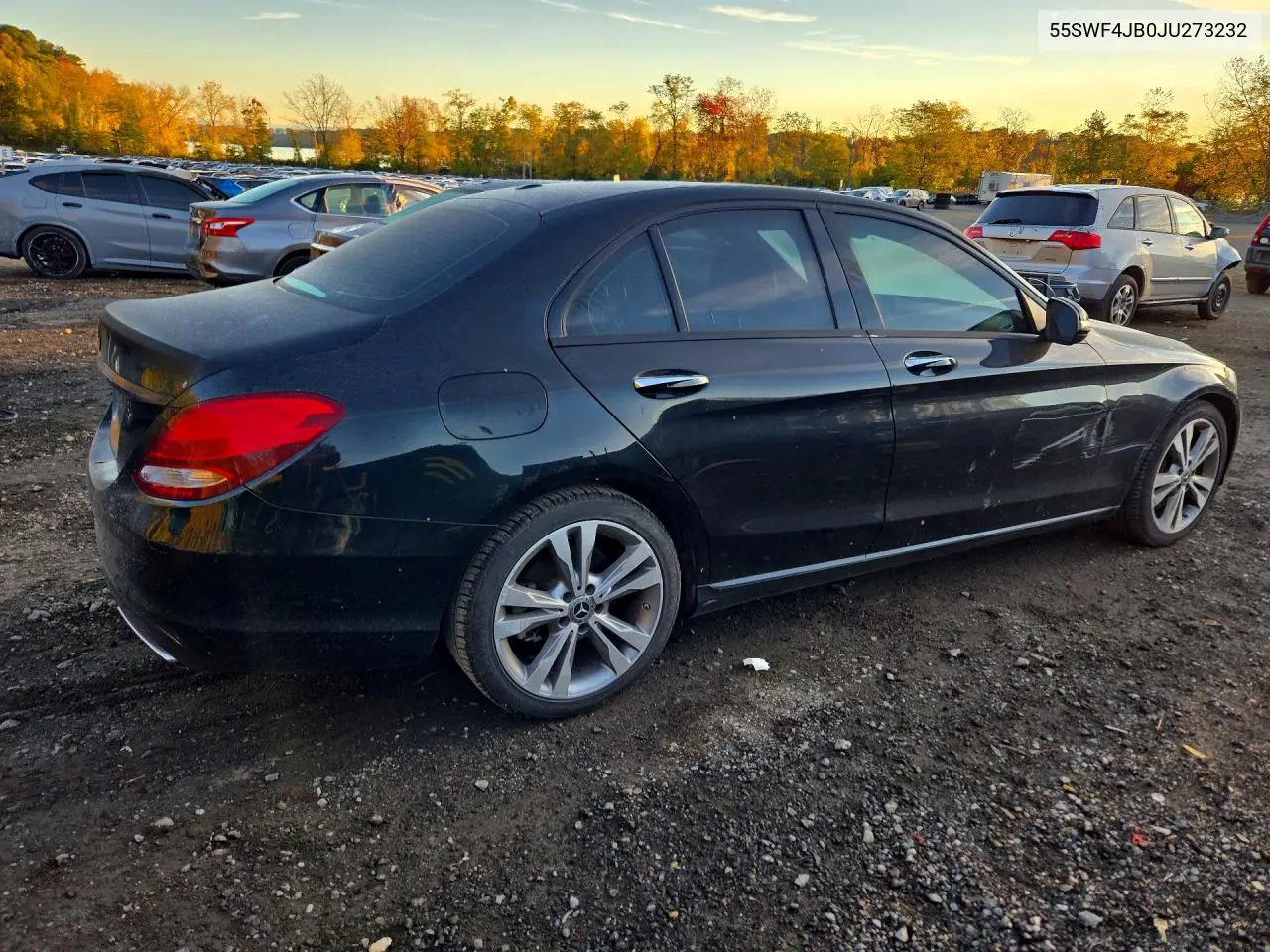 2018 MERCEDES C-KLASSE VIN 55SWF4JB0JU273232 — фото 3