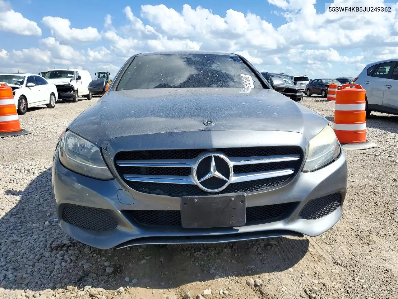 2018 MERCEDES C-KLASSE VIN 55SWF4KB5JU249362 — фото 5