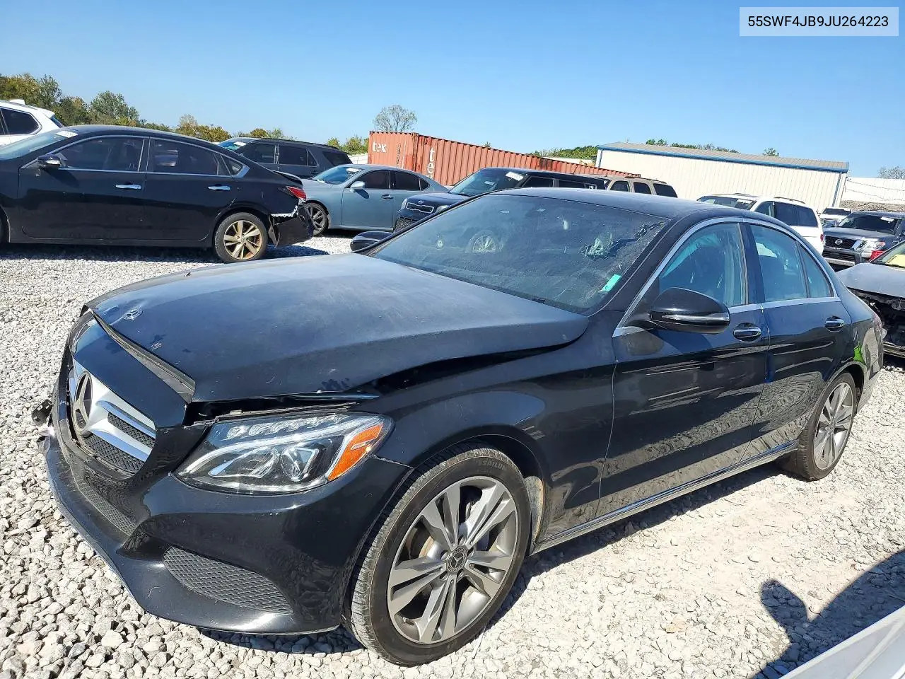 MERCEDES C-KLASSE 2018, VIN 55SWF4JB9JU264223