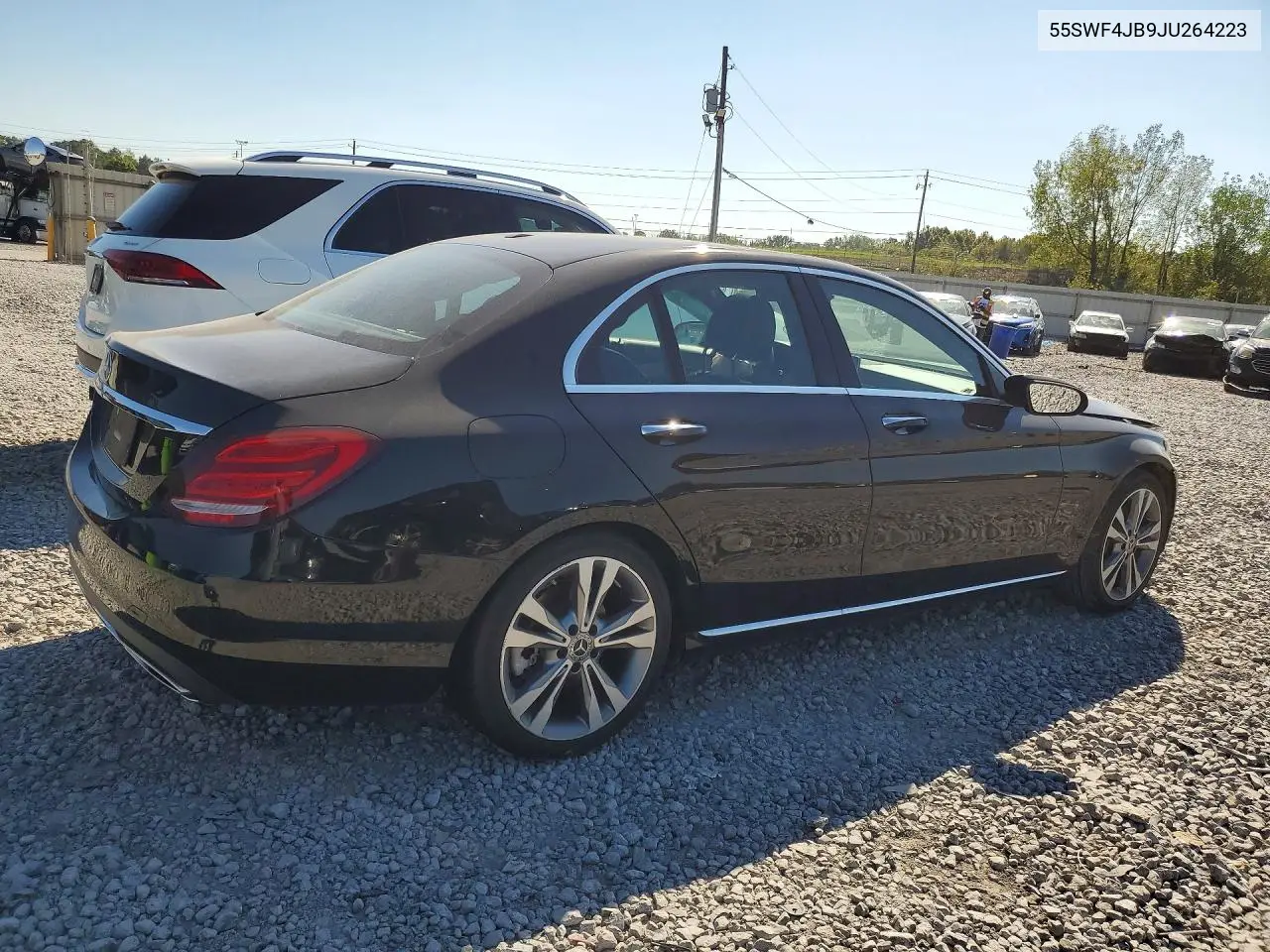 2018 MERCEDES C-KLASSE VIN 55SWF4JB9JU264223 — фото 3