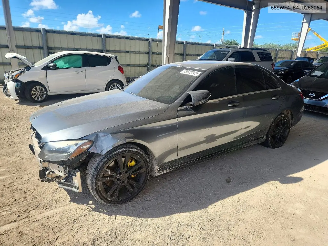 MERCEDES C-KLASSE 2018, VIN 55SWF4JB4JU253064