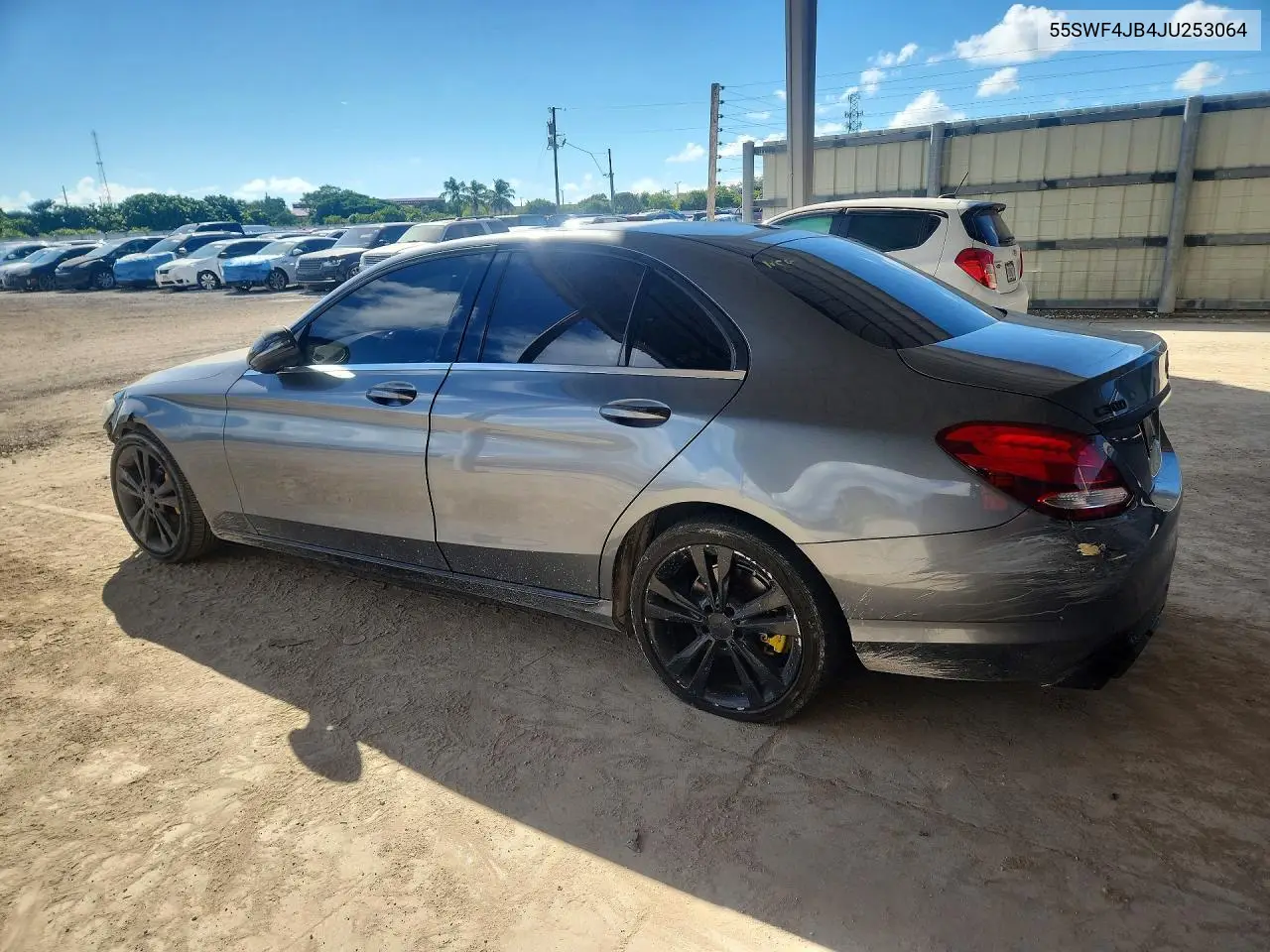 2018 MERCEDES C-KLASSE VIN 55SWF4JB4JU253064 — фото 2