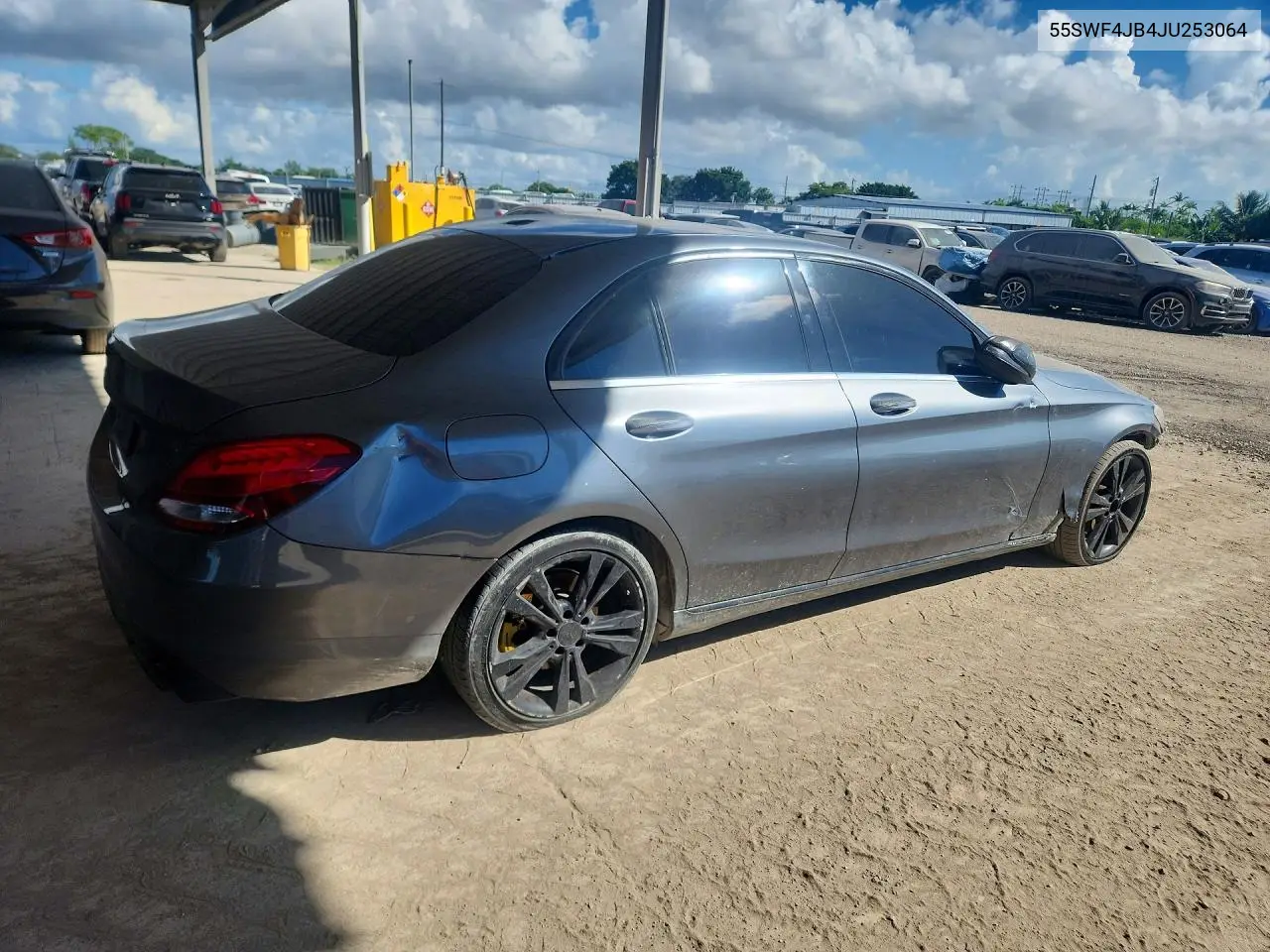 2018 MERCEDES C-KLASSE VIN 55SWF4JB4JU253064 — фото 3