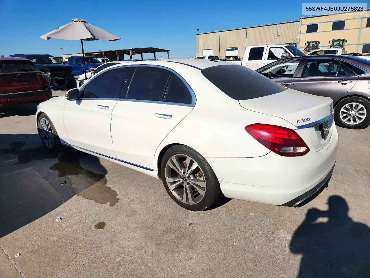 2018 MERCEDES C-KLASSE VIN 55SWF4JB0JU275823 — фото 2