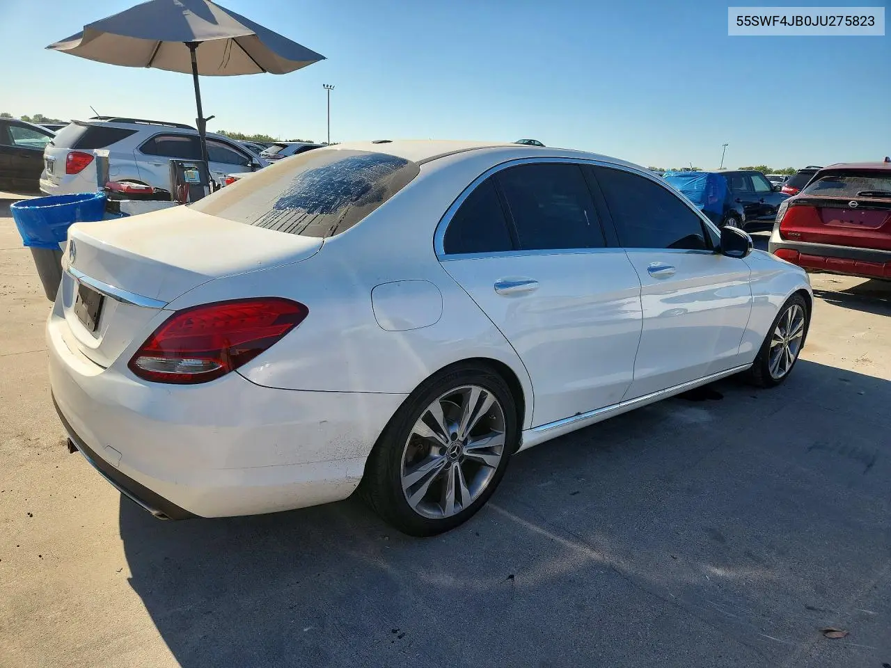 2018 MERCEDES C-KLASSE VIN 55SWF4JB0JU275823 — фото 3