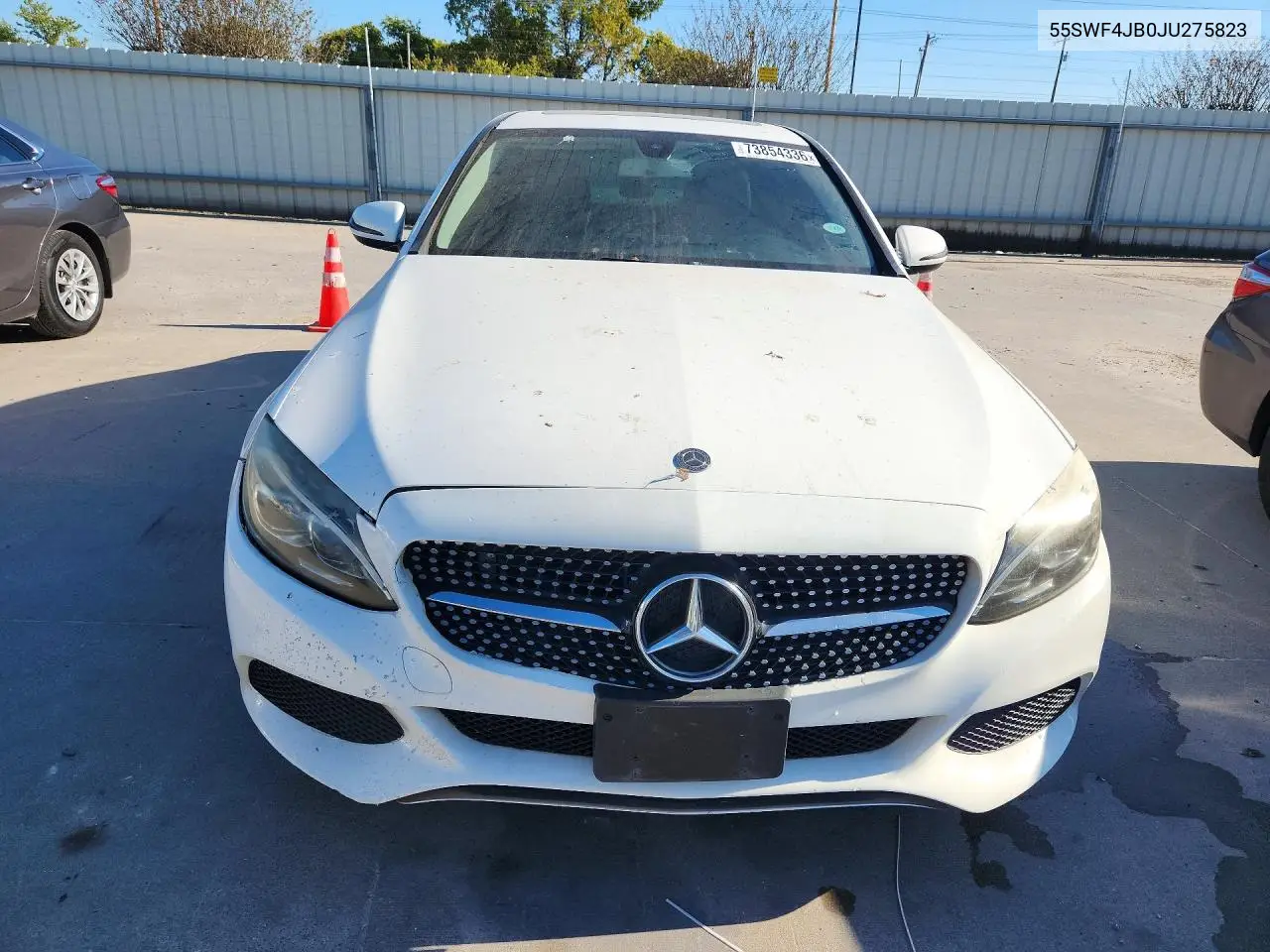 2018 MERCEDES C-KLASSE VIN 55SWF4JB0JU275823 — фото 5