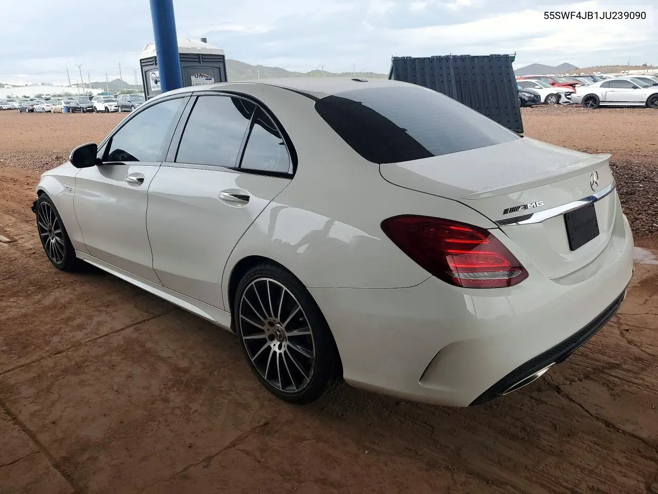 2018 MERCEDES C-KLASSE VIN 55SWF4JB1JU239090 — фото 2